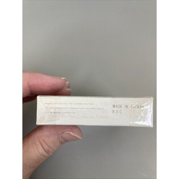 United Airlines Playing Cards Vintage Original Gray White New‎ & Unused - Picture 6 of 6